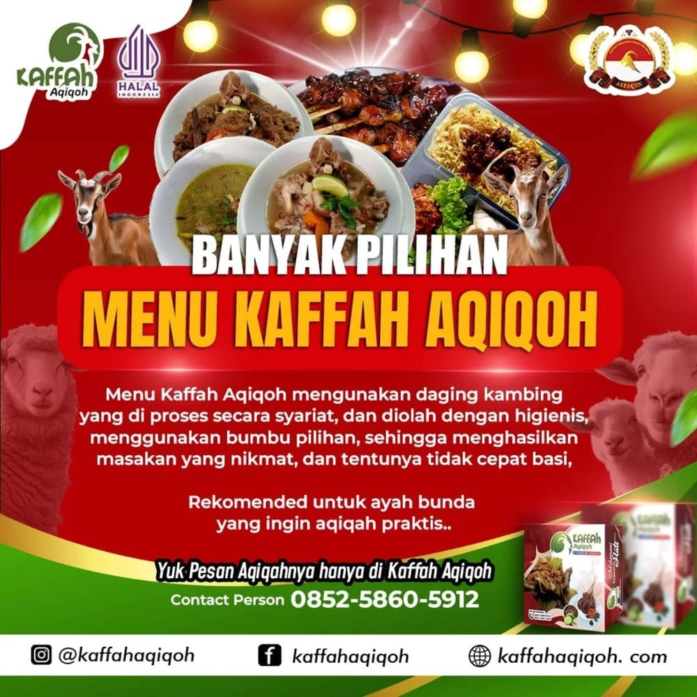 Menu Pilihan - Kaffah Aqiqoh