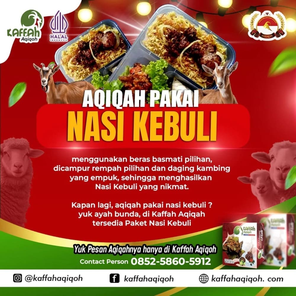 Nasi Kebuli - Kaffah Aqiqoh